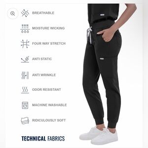 TINYLEMON  Wommen Black Utility Joggers